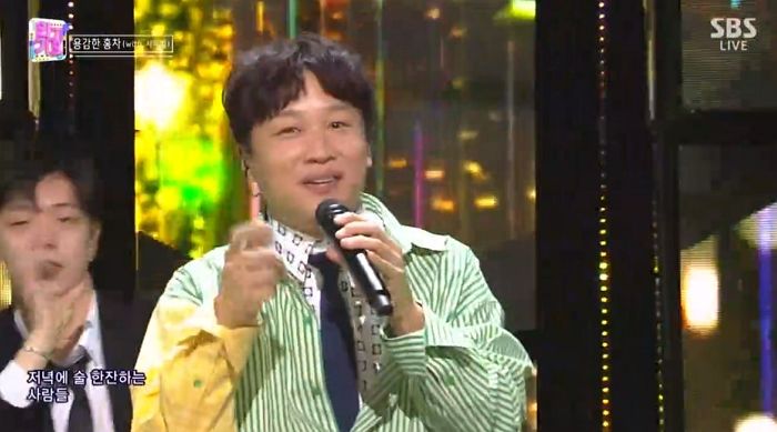 ‘인기가요’에서 아이돌미 폭발한 오늘자 44세 ‘애아빠’ 차태현 무대