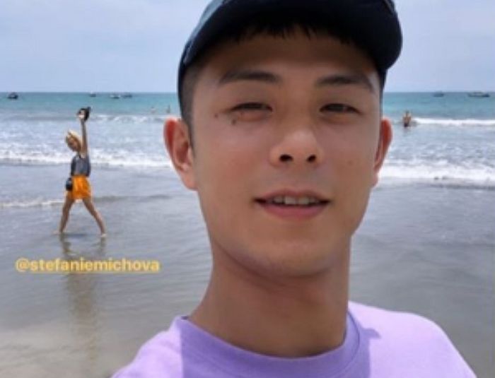 해외여행 중 진하게 키스하며 ‘신혼부부’ 분위기 뿜어내는 빈지노♥미초바