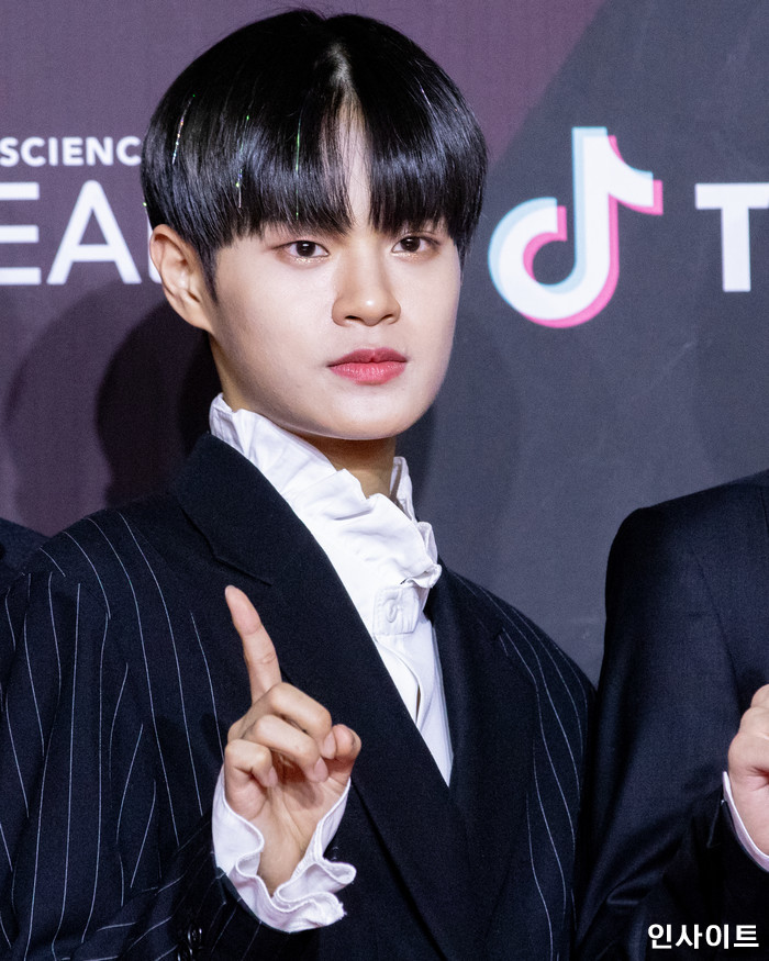 워너원 이대휘가 10일 오후 서울 중구 동대문디자인플라자(DDP)에서 열린 2018 MAMA - 엠넷 마마 프리미어 인 코리아 (2018 Mnet Asian Music Awards PREMIERE in KOREA)에 참석해 레드 카펫을 밟고 있다. / 사진=고대현 기자 daehyun@