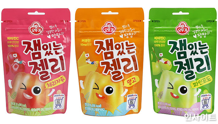 오뚜기, 쫀득함 속 달콤한 과즙이 살아있는 ‘잼있는 젤리’ 출시
