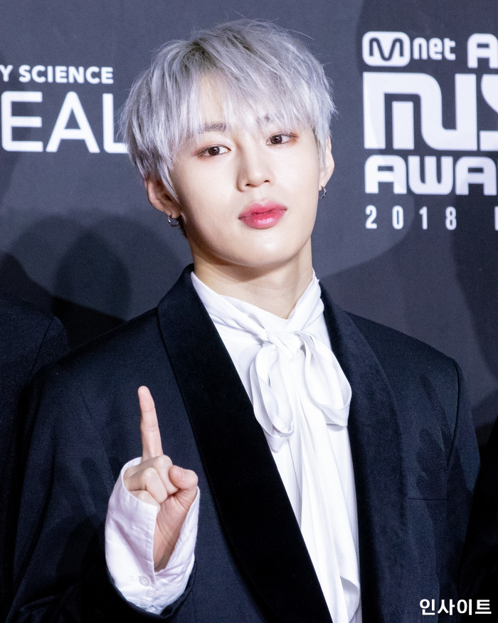 워너원 하성운이 10일 오후 서울 중구 동대문디자인플라자(DDP)에서 열린 2018 MAMA - 엠넷 마마 프리미어 인 코리아 (2018 Mnet Asian Music Awards PREMIERE in KOREA)에 참석해 레드 카펫을 밟고 있다. / 사진=고대현 기자 daehyun@