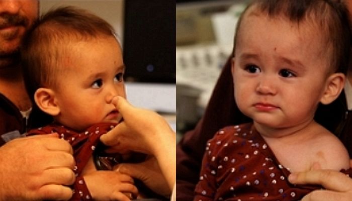 ‘주삿바늘’ 들은 의사 선생님에 눈빛으로 반항(?) 하는 ‘센 캐’ 벤틀리