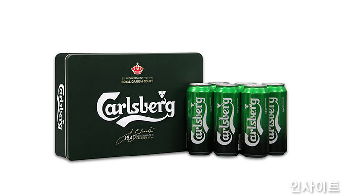 골든블루, 톡쏘는 청량감 자랑하는 ‘칼스버그’ 틴케이스 패키지 출시