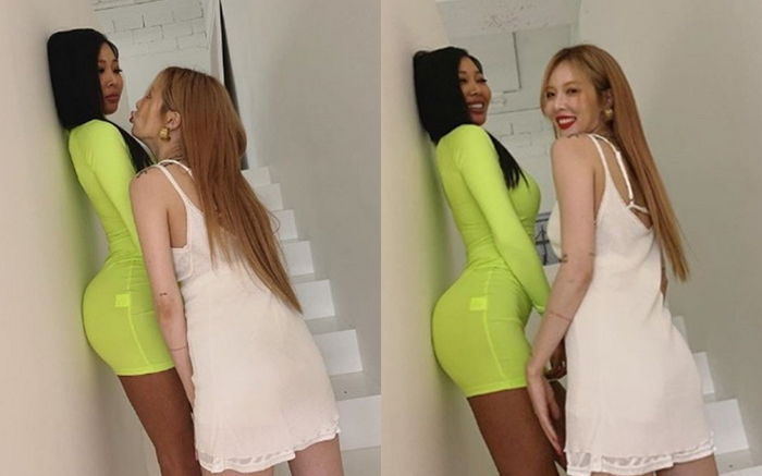 ‘축구공 크기’ 엉덩이로 대문자 ‘S’라인‘ 과시하며 남심 제대로 저격한 제시