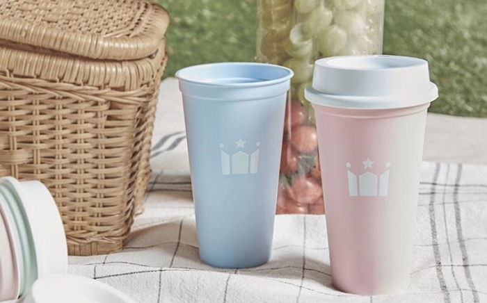 “벚꽃 나들이에 딱 좋은 파스텔컬러 ‘할리스 텀블러’가 새로 나왔다”