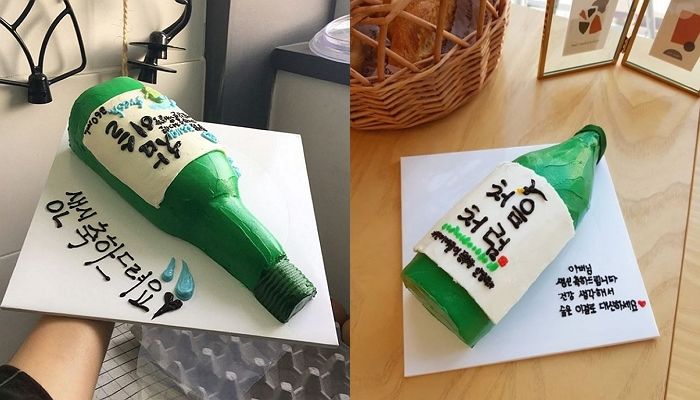 24시간 “술 고?”를 외치는 ‘애주가’ 친구 생일선물로 딱인 ‘소주케이크’
