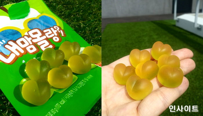 초록빛 풋사과 베어 문 듯 ‘상큼+달달’ 과즙 팡팡 터지는 ‘청사과맛 젤리’