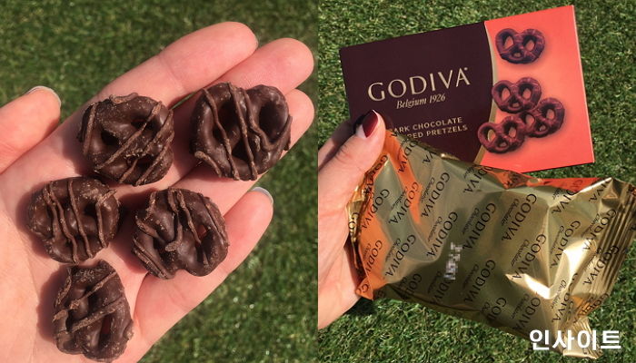 짭짤 프레첼에 달달 초코 범벅돼 중독성甲 ‘고디바 초코프레첼’