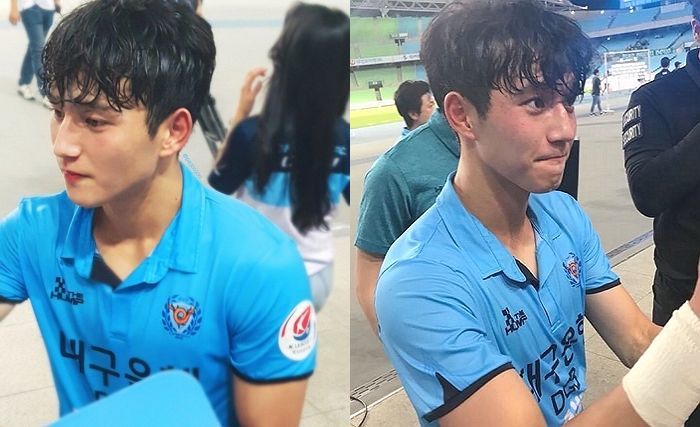카메라가 자기들 찍자 부끄러워하면서도 ‘잘생김’ 폭발시킨 ‘세젤잘’ K리그 선수 둘
