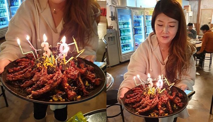 닭발 좋아하는 친구 생일에 주면 환장할 매콤+쫄깃 ‘닭발 케이크’