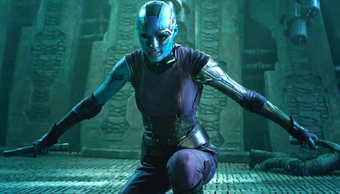 특수 분장에 가려졌던 타노스 딸 ‘네뷸라’의 반전 미모