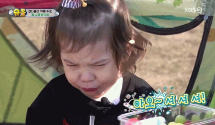 사과주스 신맛에 충격 받아 ‘몸서리’ 치는 세젤귀 건후