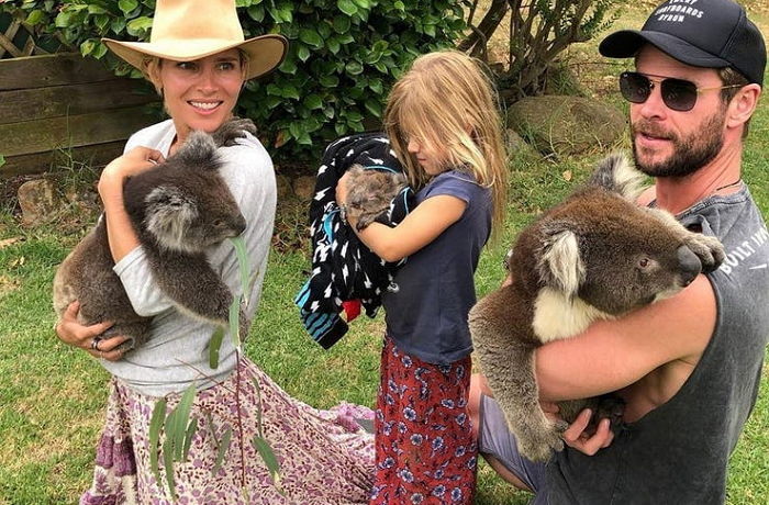 밖에선 마블 영웅 ‘토르’지만 집에선 그저 ‘딸 바보’인 크리스 헴스워스