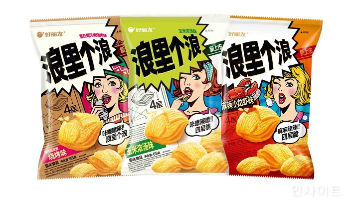 오리온 꼬북칩, 독특한 4겹 구조로 中 ‘최고 스낵식품상’ 수상