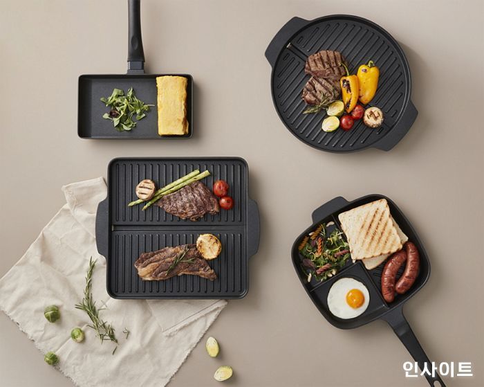 락앤락, ‘요알못’도 쉽게 쓸 수 있는 ‘기능성 그릴팬’ 4종 출시