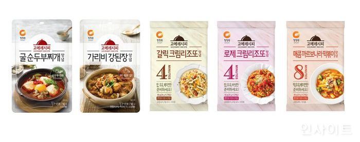 대상 청정원, 강된장·리조또 등 간편히 만드는 ‘고메레시피’ 5종 출시
