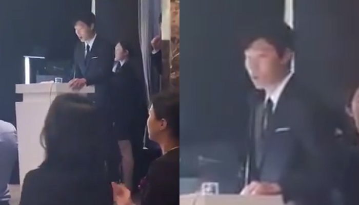 ‘절친’ 손흥민 경기 직관 포기하고 동호회 친구 결혼식 사회 봐준 ‘의리甲’ 류준열