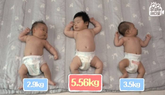 태어나자마자 몸무게 ‘5.56kg’ 찍고 풍성한 머리숱까지 자랑한 자이언트 베이비