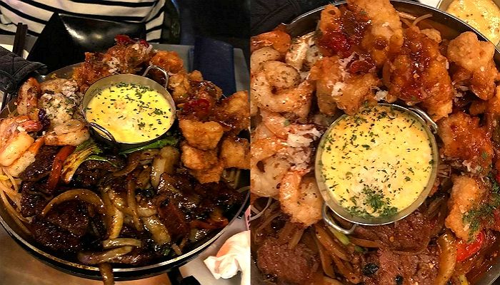 왕 그릇에 ‘소고기+새우+치킨’ 꽉꽉 채워줘 3명이서 다 먹기 힘들다는 ‘육·해·공 치킨 세트’