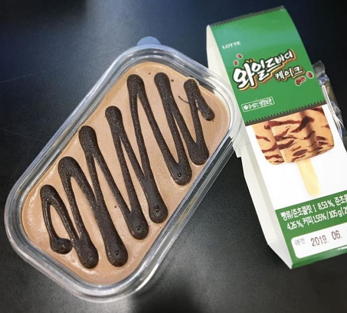 커피 맛 아이스크림에 초코 마블링 한가득 들어찬 신상 ‘와일드바디 케이크’