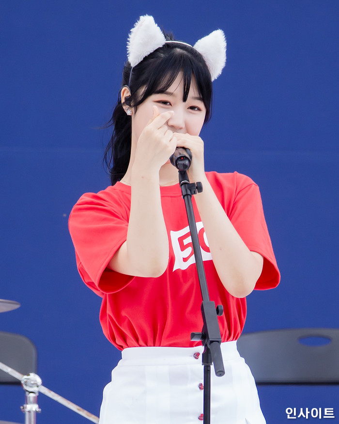 ‘U20 월드컵 선수단 환영식’서 축하 무대 펼친 ‘미스춘향’ 출신 락킷걸 한이슬 - 인사이트