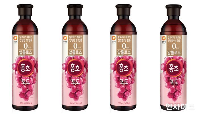대상 청정원, 건강한 단맛 ‘알룰로스 홍초 포도’ 출시