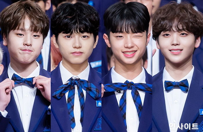 귀여운데 실력까지 좋아 상위권 점령한 ‘프듀X’ 막내라인 연습생 4인