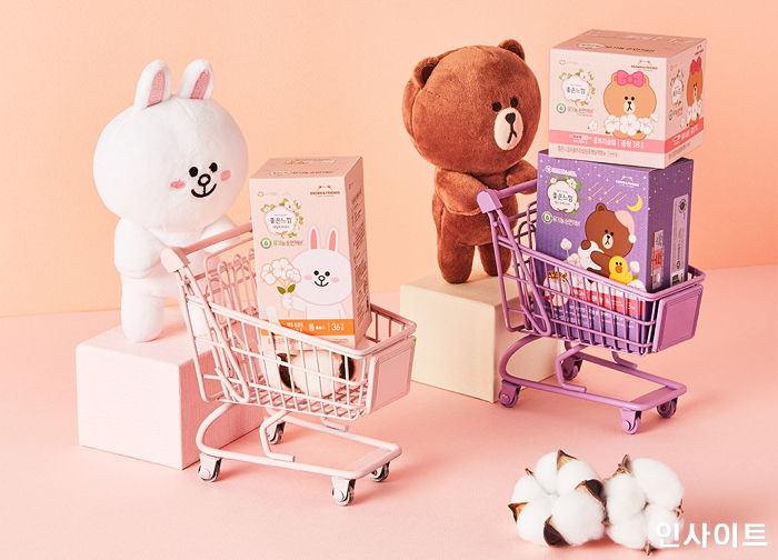 유한킴벌리 ‘좋은느낌’, 브라운앤프렌즈 스페셜 에디션 출시