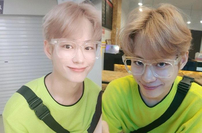 ‘형광티+투명안경’ 완벽 소화하고 동대문 초토화 시킨 ‘비주얼 왕자’ 프듀X 이세진