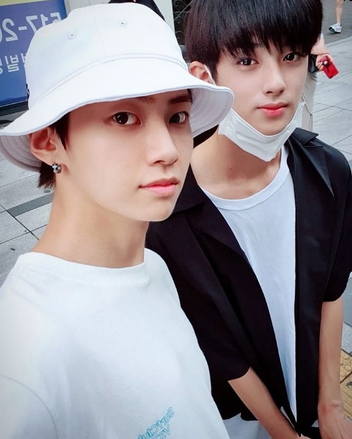 오랜만에 모여 압구정 데이트 즐긴 ‘프듀X’ 이진혁X김민규X이세진