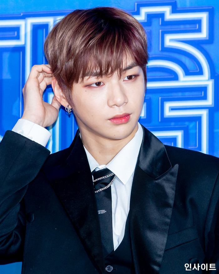 워너원 강다니엘이 28일 오후 서울 여의도 KBS홀에서 열린 '2018 KBS 가요대축제' 시상식에 참석해 레드카펫을 밟고 있다. / 사진=고대현 기자 daehyun@