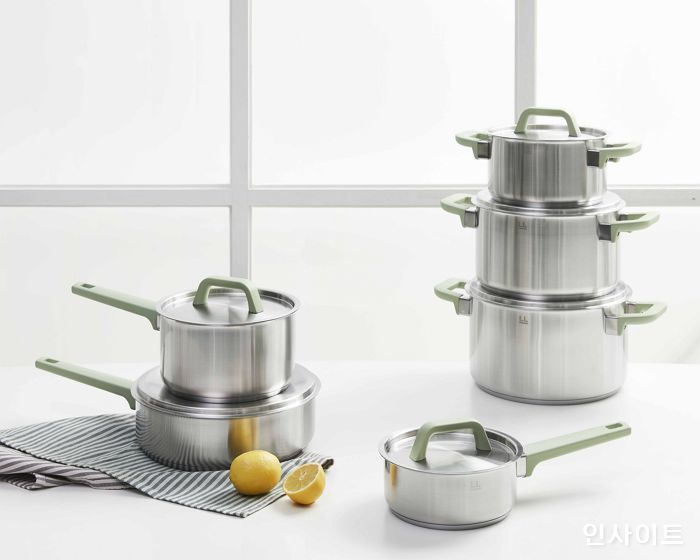 락앤락, 화사한 민트 색상 더한 ‘스텐 냄비 시리즈’ 6종 출시