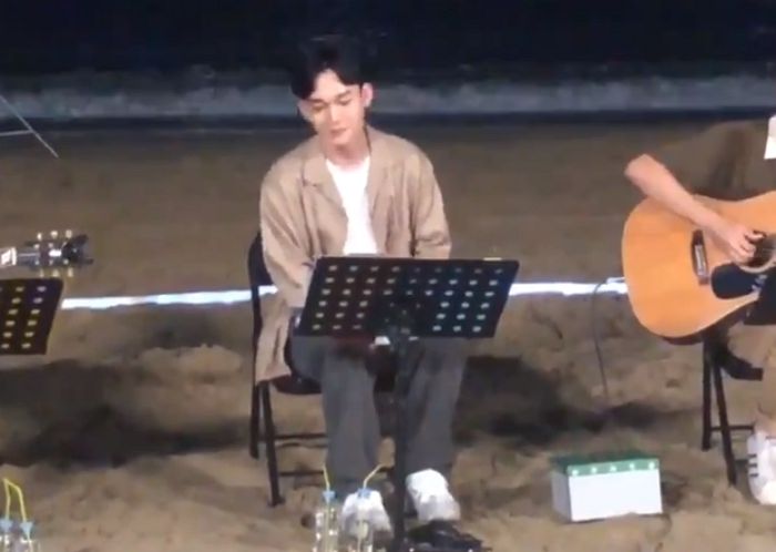 어제자 ‘광안리’ 깜짝 등장해 ‘미친 음색’으로 팬들 귀 녹인 엑소 첸