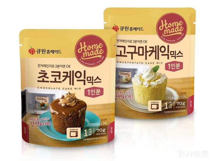 삼양사 ‘큐원 홈메이드’, 1인 가구 위한 소포장 케익믹스 신제품 2종 출시