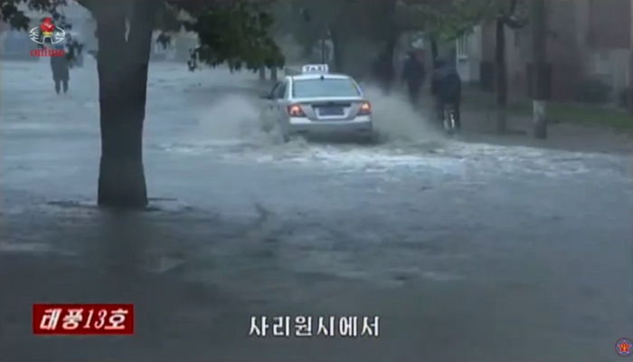 초강력 태풍 ‘링링’ 직격탄 맞아 나무 뽑히고 홍수까지 난 북한 상황