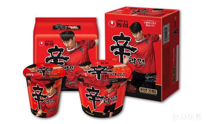 손흥민 그려진 ‘신라면’ 먹고 인증하면 토트넘 경기 ‘직관 티켓’ 받을 수 있다