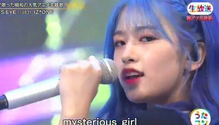 ‘파란 머리’로 파격 변신해 ‘엘프미’ 뿜뿜한 아이즈원 안유진