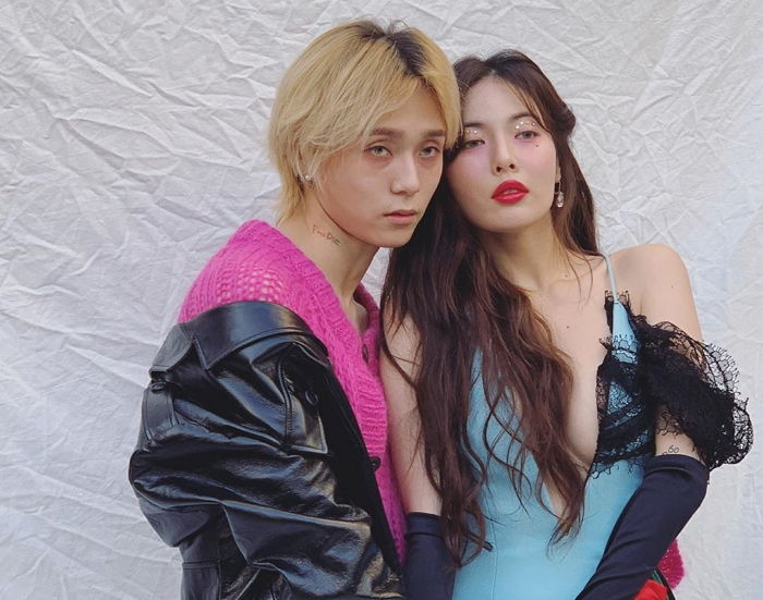 나란히 섰을 뿐인데 ‘섹시+퇴폐미’ 뿜어내는 4년 차 커플 현아♥던