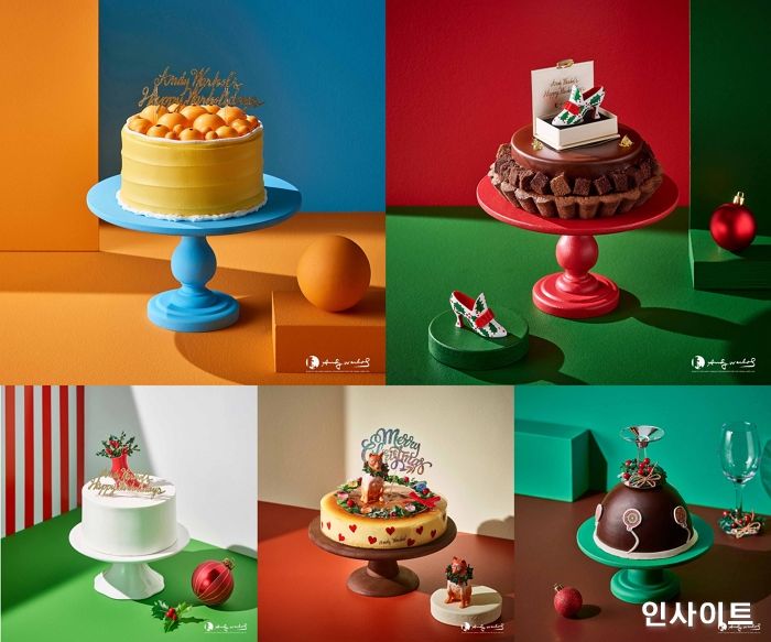 파리바게뜨가 특별한 크리스마스 위해 작정하고 내놓은 ‘앤디워홀’ 케이크 6종