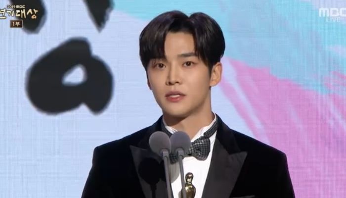 ‘MBC 연기대상’ 남자 신인상 사이좋게 공동 수상한 로운X이재욱