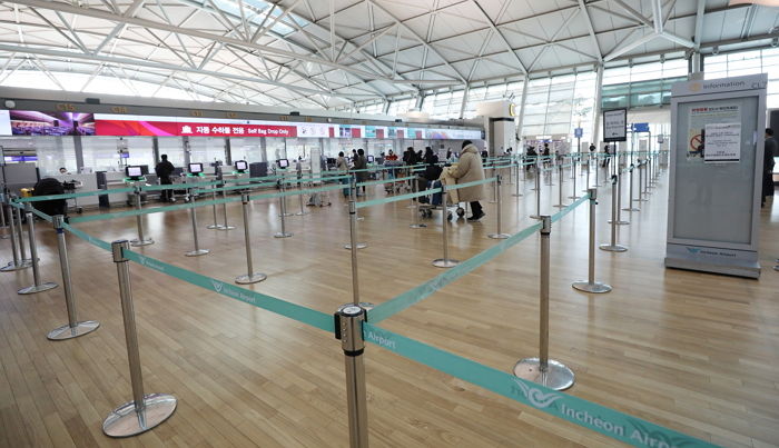 “출국 대기인원 20명” 현시각 인천공항 출국장 상황