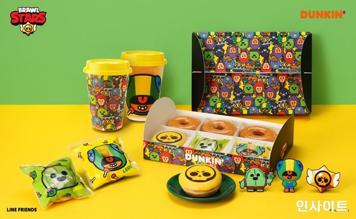 던킨, 라인프렌즈와 협업해 ‘브롤스타즈’ 캐릭터 활용한 ‘이달의 도넛’ 출시