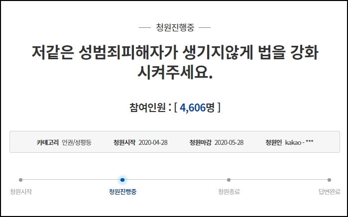 할아버지에게 성폭행 당해 임신될까 두려웠던 15살 손녀가 문재인 대통령에게 한 호소