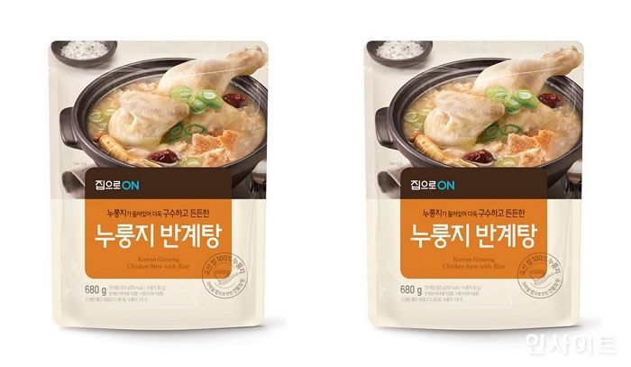 대상 청정원 집으로ON, 구수하고 든든한 ‘누룽지 반계탕’ 출시