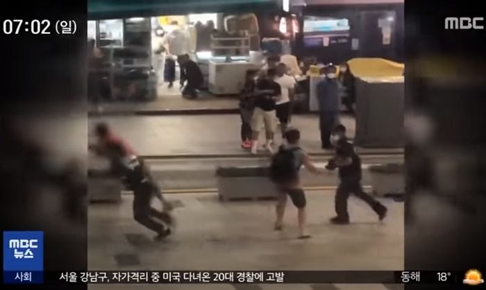 미국 독립기념일 맞아 해운대서 시민 향해 폭죽 쏘고 싸움까지 벌인 외국인들