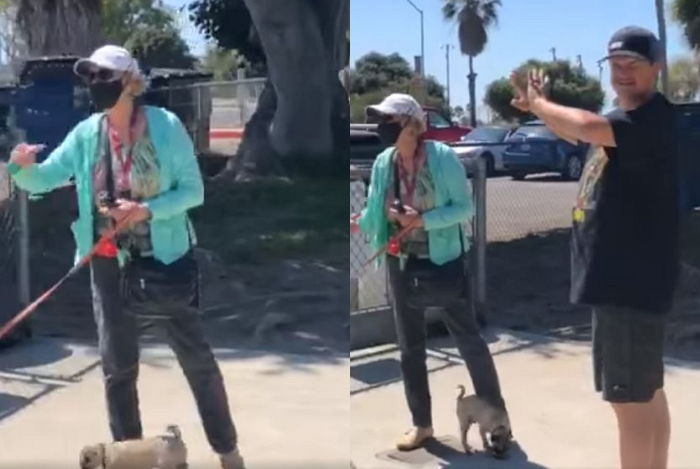 마스크 안 쓰고 데이트하는 커플 ‘참교육’한다며 후추 스프레이 뿌리고 다니는 할머니 - 인사이트