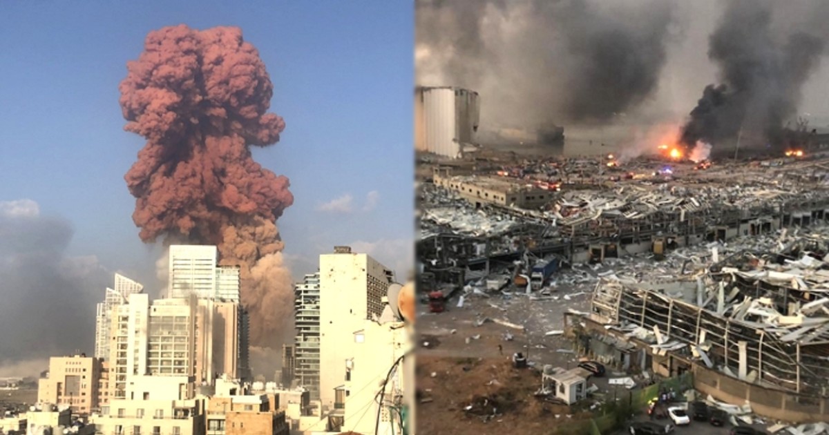 레바논 수도 베이루트서 '대형 폭발'로 50명 사망·수천명 부상 ...