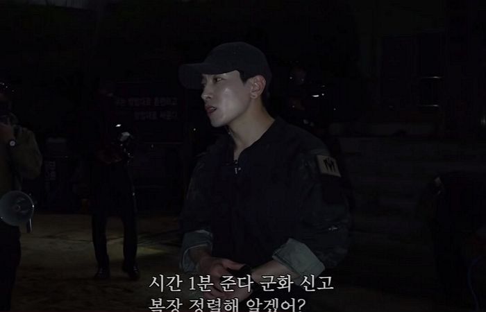 자기도 힘든데 훈련 중 벨트 고장난 동기 보고 바로 도와준 맏형 꽁병지