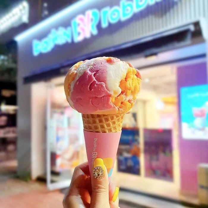 연휴 마지막인 오늘(4일), 배라서 불티나게 팔리고 있는 ‘레인보우 샤베트’