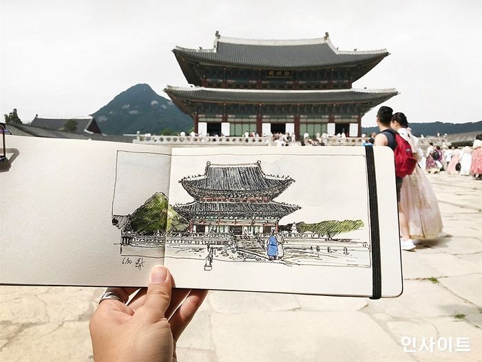 신라스테이 광화문, 가을풍경 스케치 이색패키지 ‘궁궐 스케치 투어’ 출시